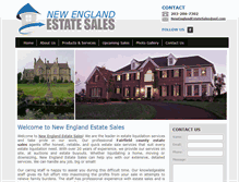 Tablet Screenshot of newenglandestatesales.net